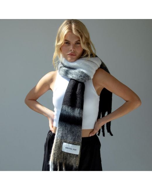 Arctic Fox & Co. Black The Stockholm Scarf The Arctic
