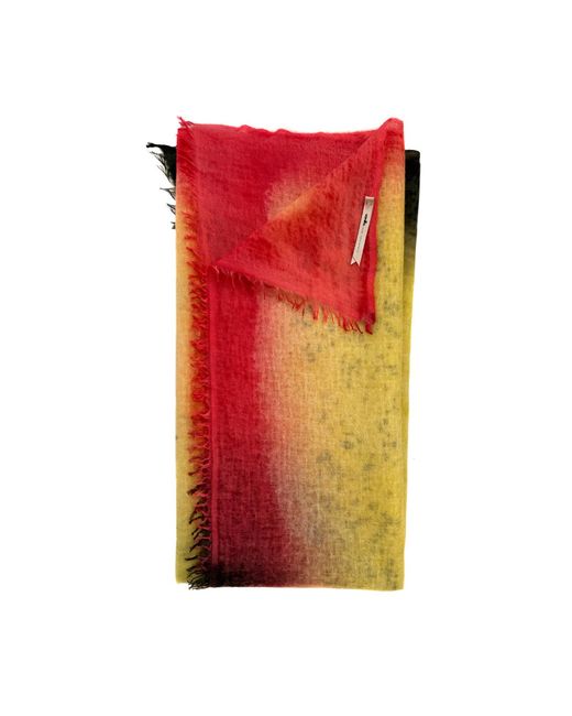 Vanilla&Chocolate Red Designed Stoles Vanilla Praline
