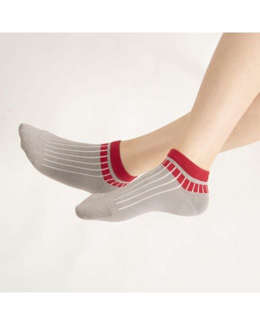 Peper Harow - Made in England Pink Old School Trainer Socks Bundle