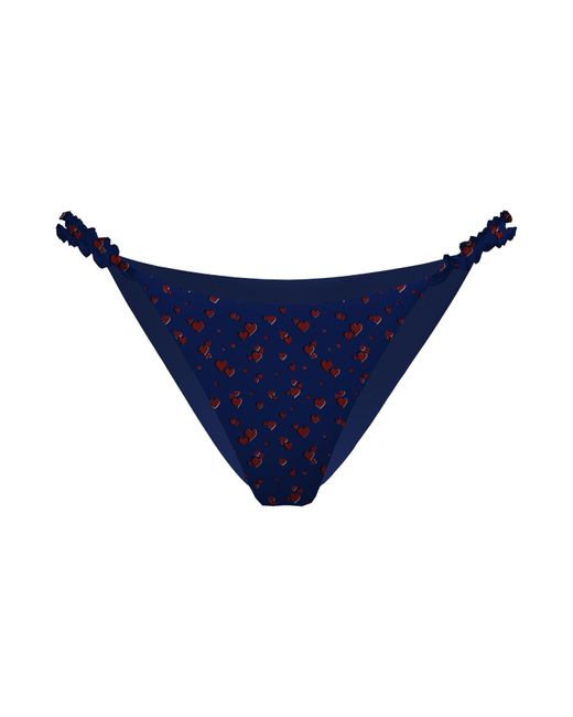 Blackbough Swim Blue Darby Frilled Medium Bottoms Heartache Pointelle