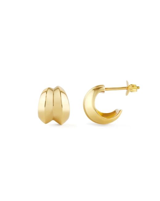 Dinny Hall Metallic Iceni Double Hoops