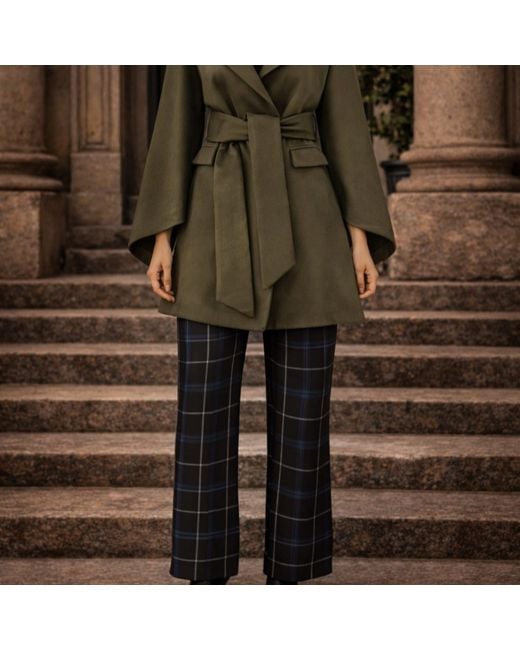 NUMBAT Blue Hazel Tartan Jumpsuit
