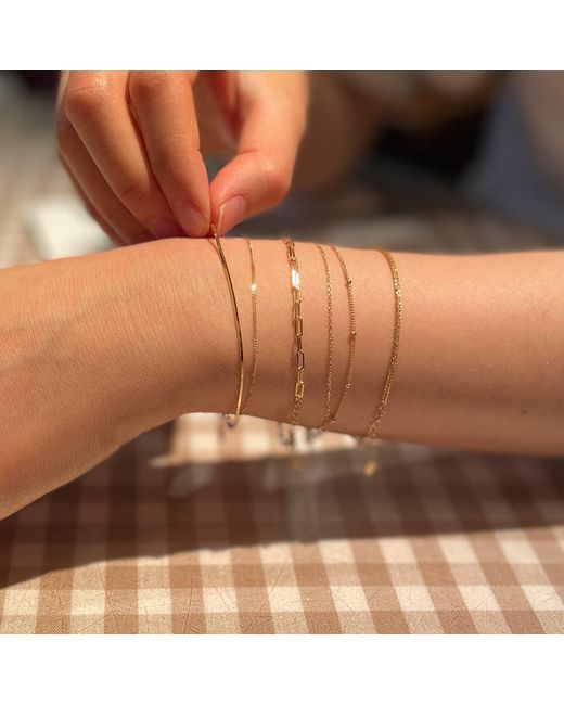 Esterah Metallic Double Chain Bracelet