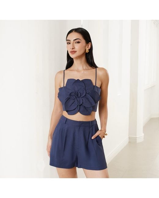 Yumi Kim Blue Sahara Linen Top