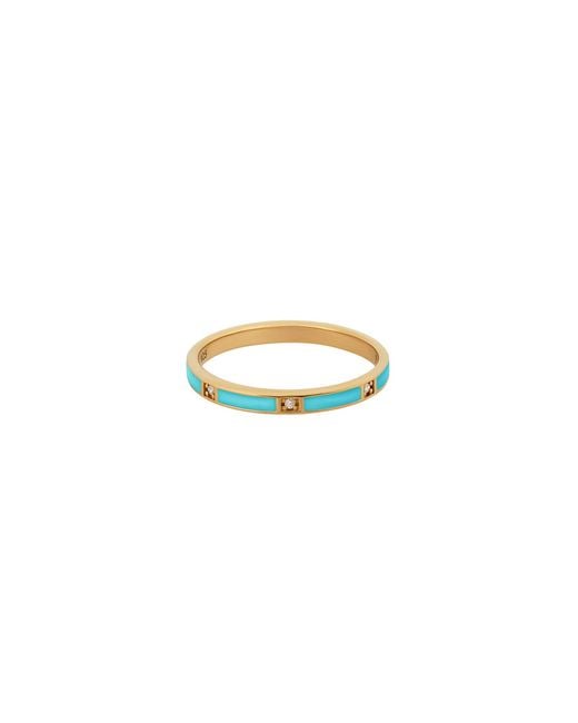 Karma and Luck Metallic Enamel Ring – Healing & Protection Gemstone Jewelry – Soothing Vibrations