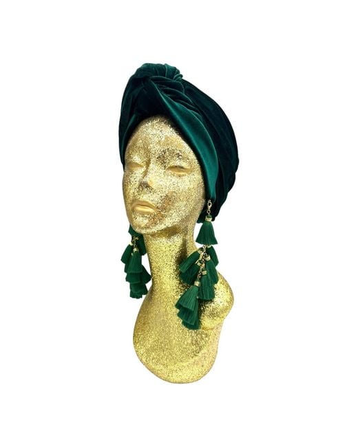 Julia Clancey Green Forest Chacha Turban