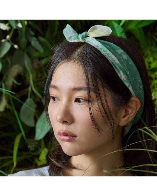 Ana Maison Green Willow Reflection Handkerchief