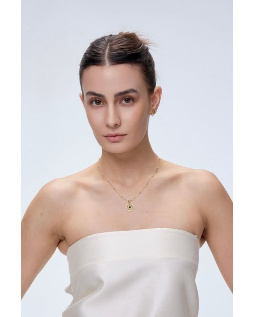 Freqnc Atelier Metallic Rhea Beaded Necklace