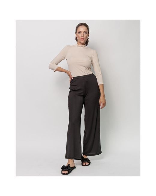 Oh!Zuza Pink Neutrals Rib Rollneck Top