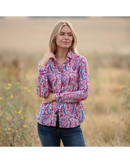 At Last Red Mayfair Shirt