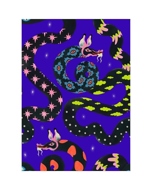 Pitaya Yoga Blue Dragon Dreams Flared Pants