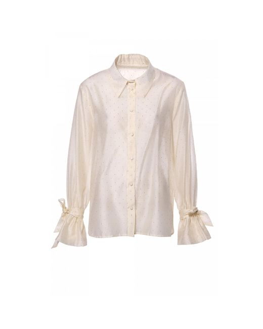 AGGI by HALEWSKI Natural Larisa Butter Jets Long Sleeves Shirt
