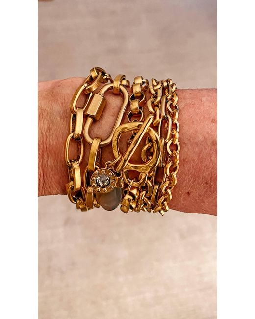 Loni Paul Jewelry Metallic Three Strand Bracelet