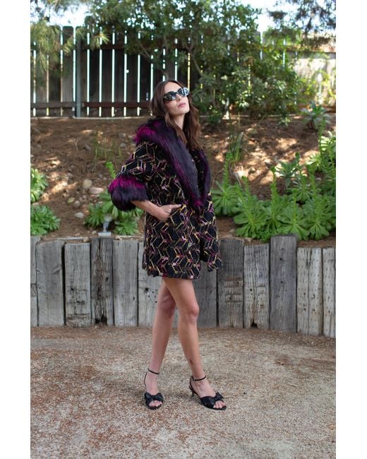 Jennafer Grace Red Penelope Swing Coat