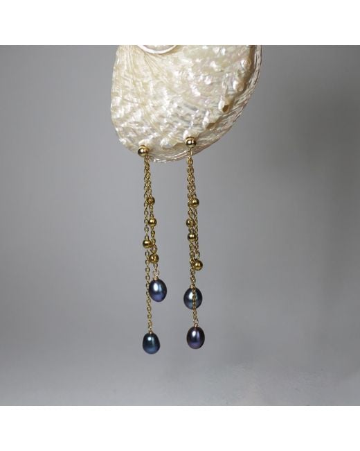 Marquise Swim Metallic Earrings