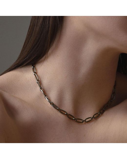 A Weathered Penny Metallic Link Chain