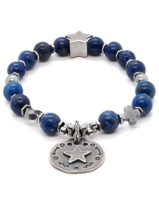 Ebru Jewelry Blue Star Lapis Lazuli Bracelet