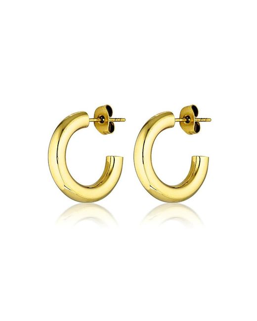 CENDRE Metallic Farrah Hoops