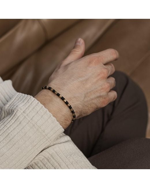 Harbour Uk Brown Yule Viking Rope Bracelet for men