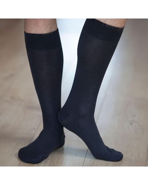 Peper Harow - Made in England Blue Classic Luxury Crew & Trainer Socks Bundle for men