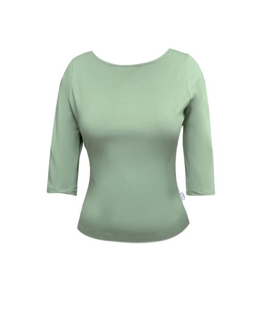 Frock Tales Green Primrose Top With Bow