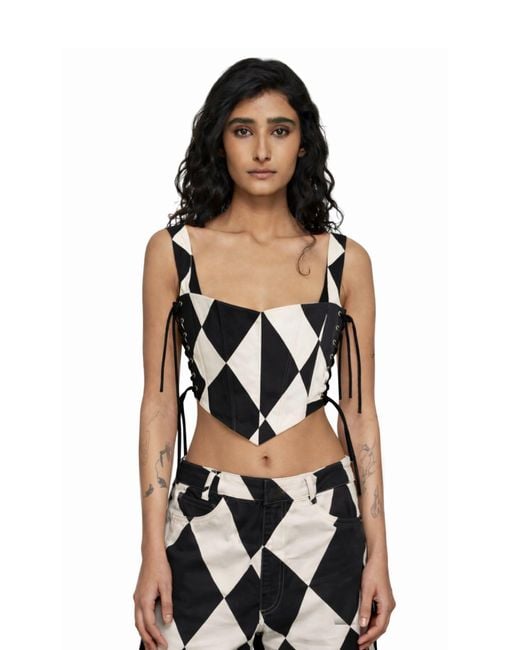 Castaneda Black Bustier