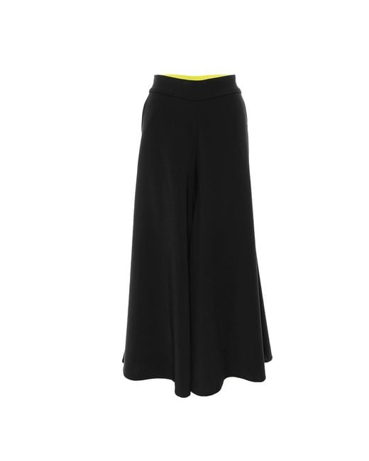 Silvia Serban Black Super Flared Pants