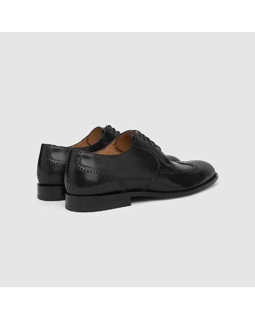 Ilvi Black Asta Leather Oxford for men