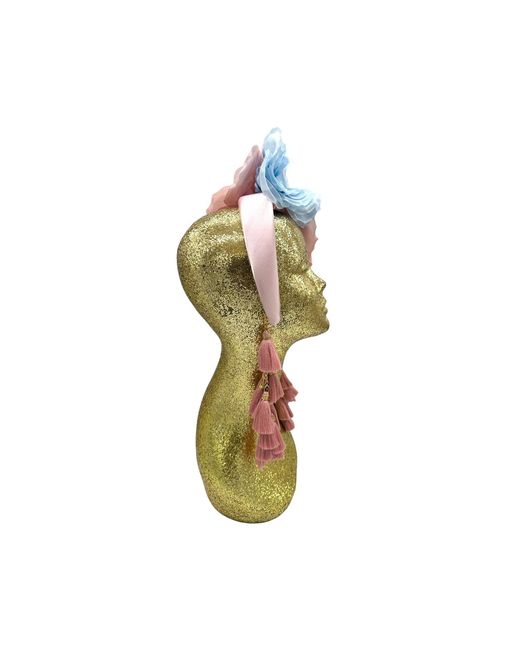Julia Clancey Blue Fancy Fondant Chacha Flower Band