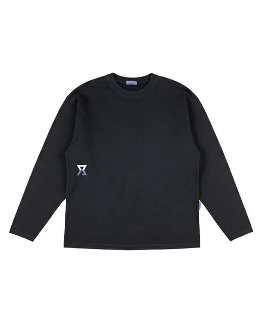 Achilles and the Tortoise Blue Long Sleeve Tee Stone for men