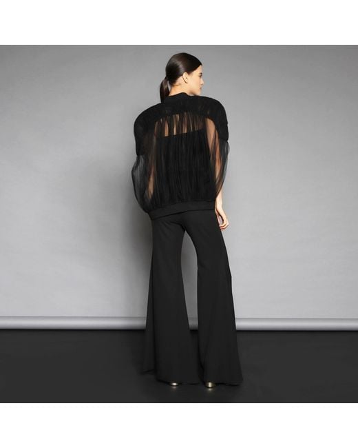 Silvia Serban Black Flared Pants