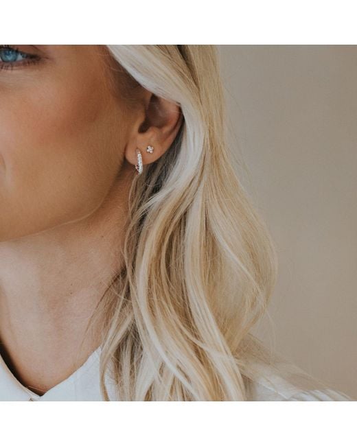 Dainty London Metallic Rockpool Hoops