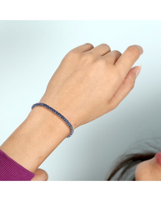 Artisan Blue Sapphire Tennis Bracelet