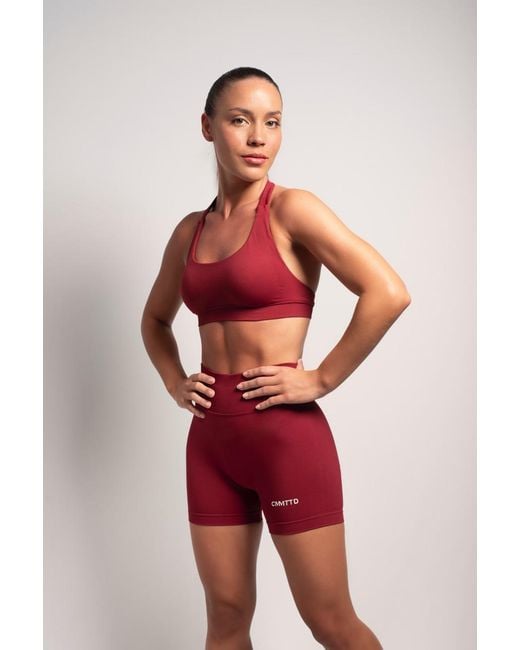 Cmmttd Red Seamless Sculpt Short