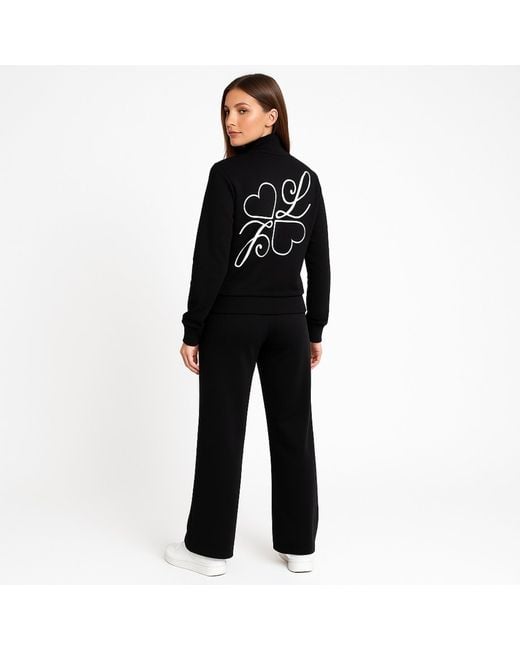 Laines London Black Logo Tracksuit