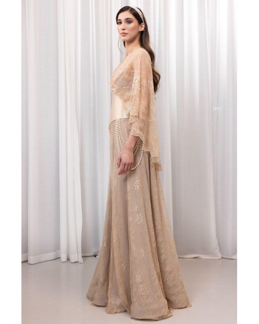 Tuba Ergin Natural Neutrals Belle Maxi Dress