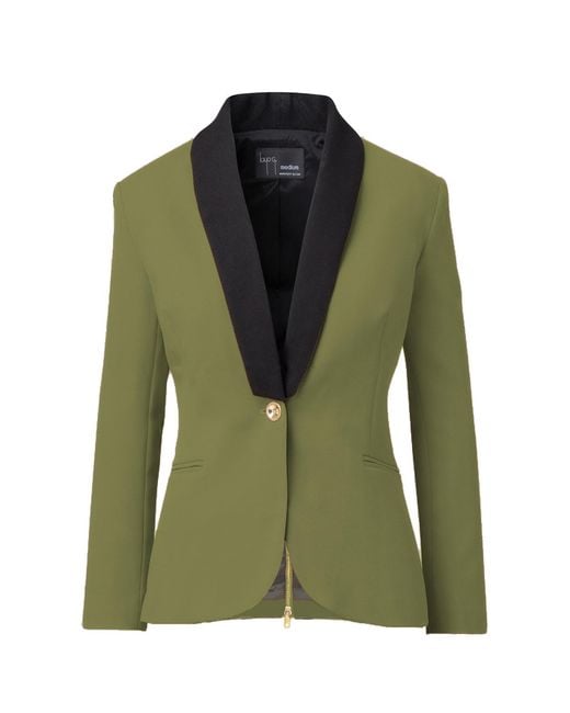 Layo G Green Rebellious Stretch Blazer