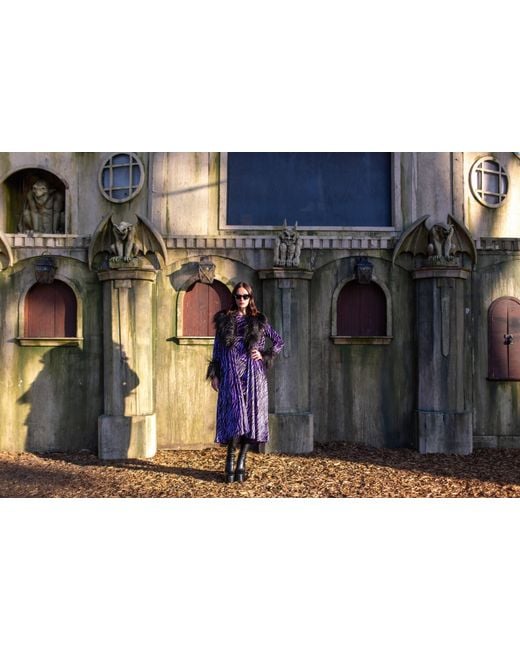 Jennafer Grace Black Penny Love Haze Faux Fur Jacket