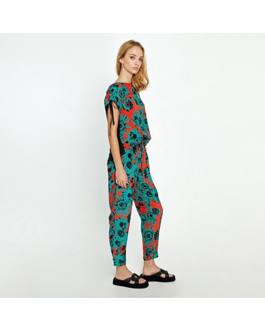 Emma Wallace Blue Kelly Top