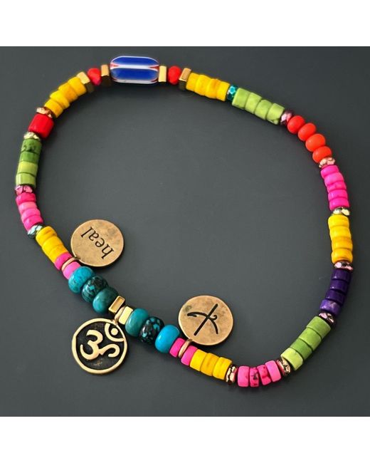 Ebru Jewelry Red Yogi Dream Anklet