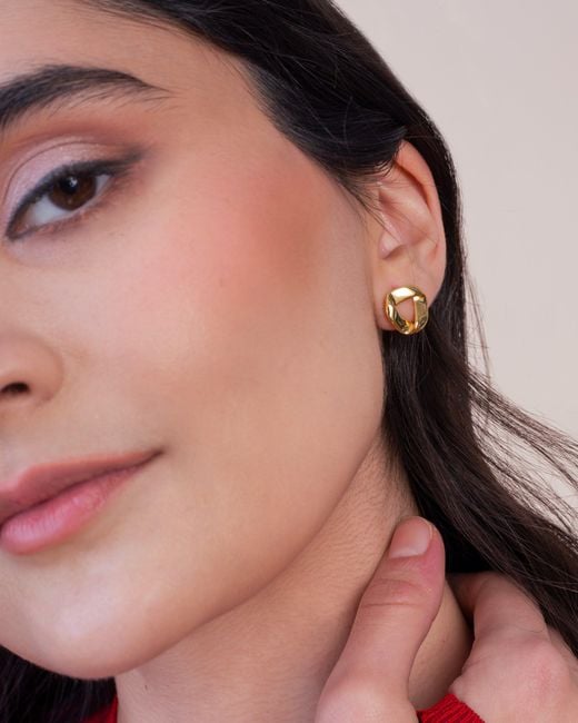 Zynnia Collective Metallic Trisca Studs
