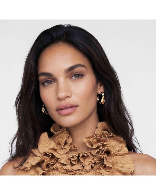 Sif Jakobs Jewellery Metallic Earrings Foglia