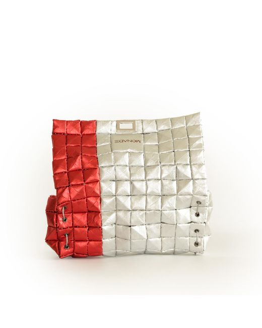 Monade Red Pouch Bag Shine