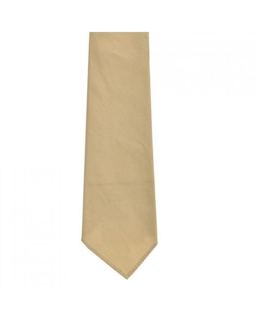 DAVID WEJ Metallic Plain Cotton Tie – for men