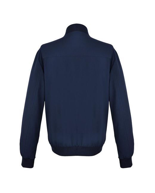 DAVID WEJ Blue Marcelo Relaxed Bomber Jacket Set for men