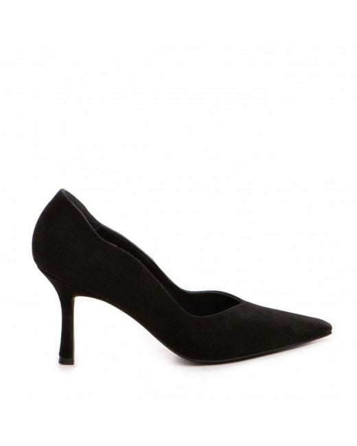 The 5Th Element Black Amalia Suede Pumps