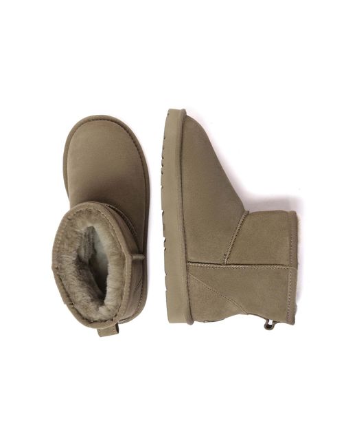 EverAu Australia Brown Ostrich Leather Short Boots
