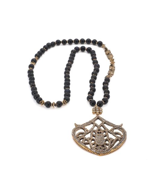 Beaded store hamsa necklace