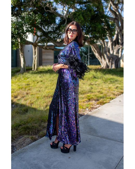 Jennafer Grace Black Marlene Wrap Dress