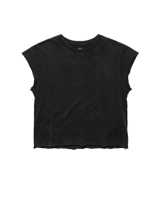 Other Uk Black Vintage Issue Raw Edge T-Shirt